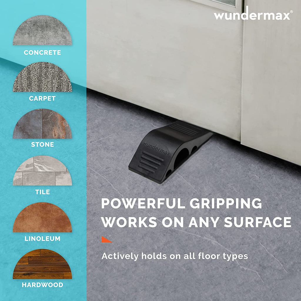 Avtoit | 3-Pack: Wundermax Rubber Safety Door Stopper