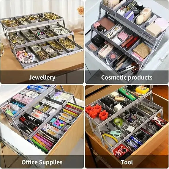 Avtoit | 3-tier Smart Drawer Organizer – Makes optimal use of storage space