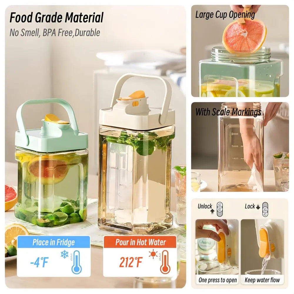 Avtoit | 3.5L drink dispenser with tap for refrigerator
