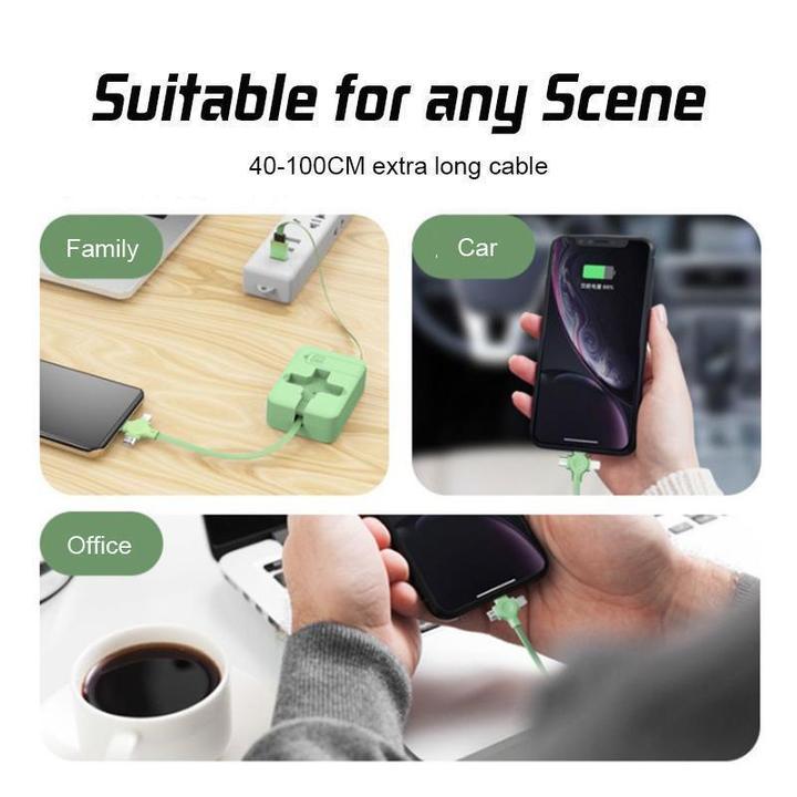 Avtoit | 4-in-1 Data Cable Phone Stand