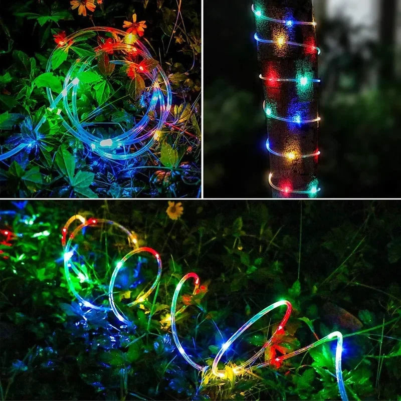 Avtoit | LED Solar String Lights - Outdoor Waterproof Lights for Christmas, Garden, Lawn, Trees, Fence, and Pathway Decor