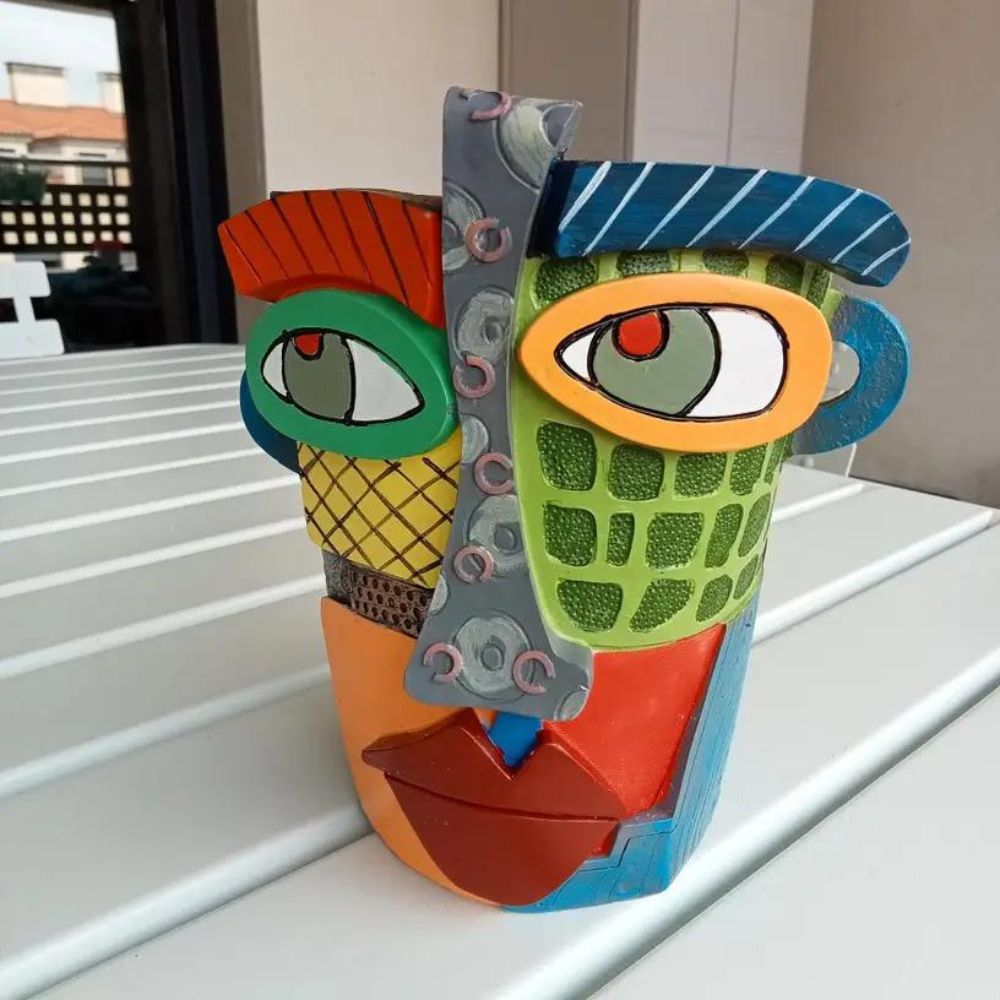 Avtoit | Abstract Face Flower Pot