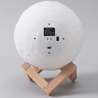Avtoit | Creative Mini Rechargeable 3D Printed Moon 1-Light LED Table Lamp