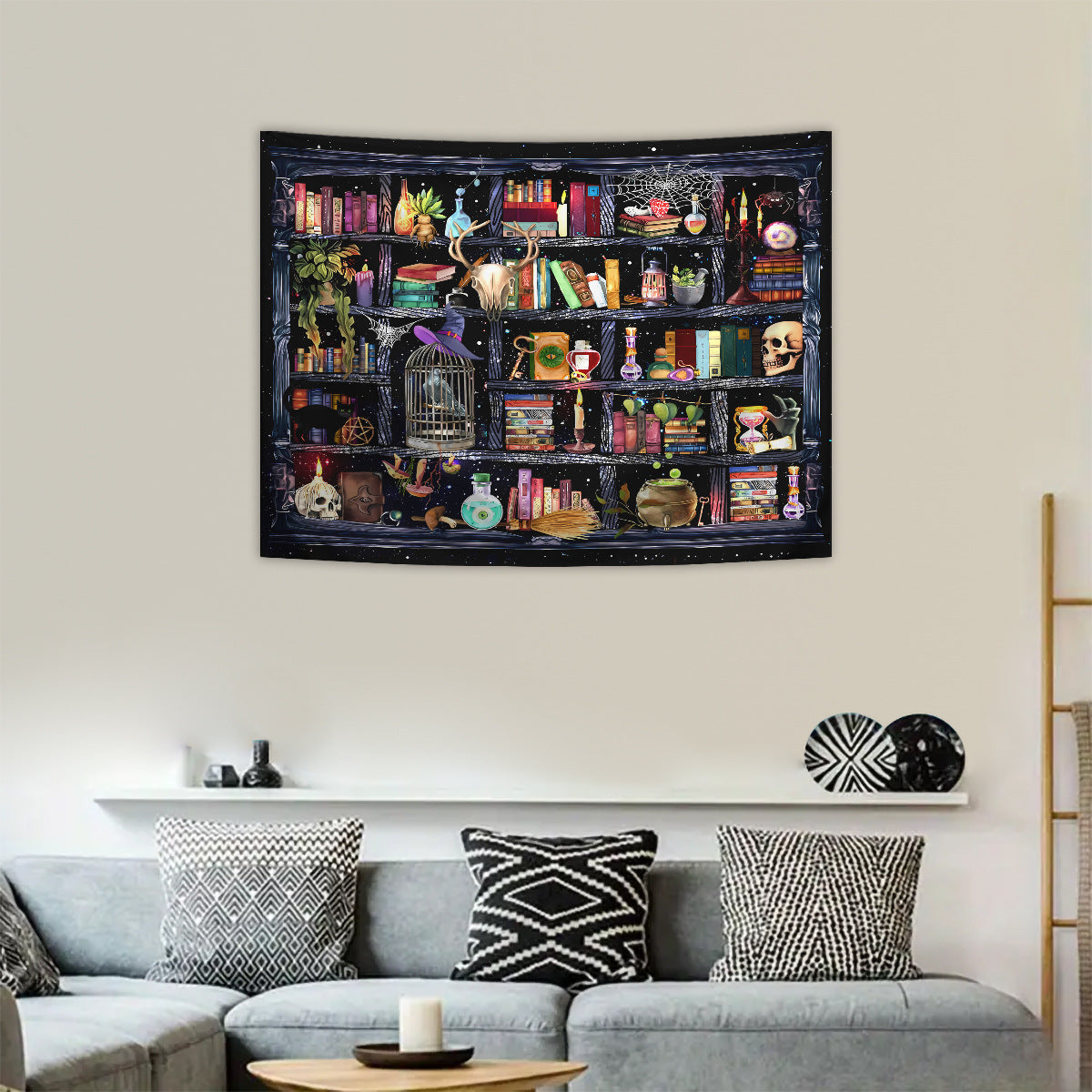 Avtoit | Skeleton Horror Halloween Tapestry