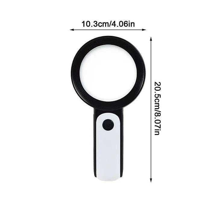 Avtoit | 30x Handheld Magnifying Glass for Seniors - ZoomXpert