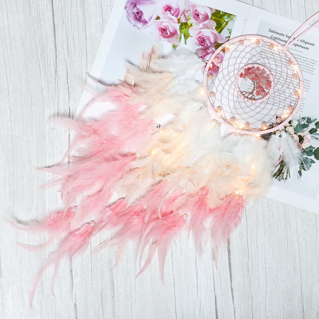 Avtoit | Crystal Tree of Life Feather Glow Dreamcatcher