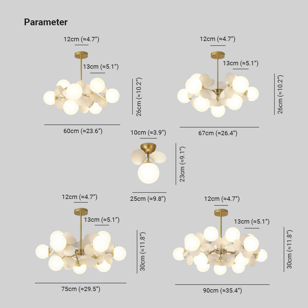Avtoit | Flower Branch Chandelier Living Room