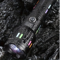 Avtoit | LED Flashlight With Power Display – Rechargeable High-Performance Flashlight With Glass Breaker & USB-C