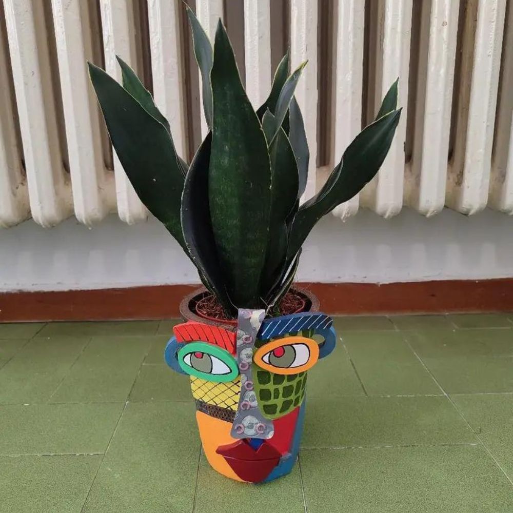 Avtoit | Abstract Face Flower Pot