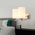 Avtoit | Chromatic Cylindrical Wall Lamp Modernist 2 Heads Milk Glass Wall Mount Lighting