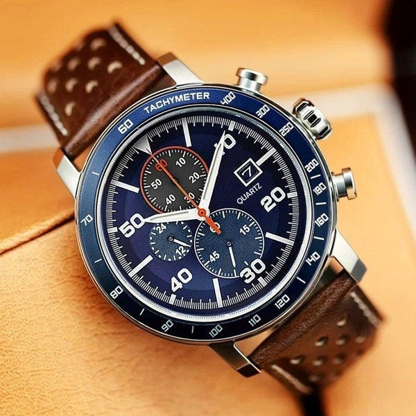 Avtoit | Multifunctional 6-Hand Quartz Watch for Men