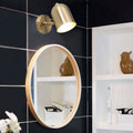 Avtoit | Modern 1 Light Wall Lighting Golden Dome LED Wall Lamp with Metal Shade for Bathroom