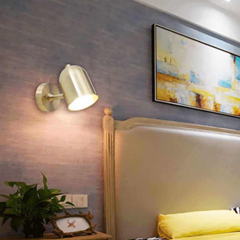 Avtoit | Modern 1 Light Wall Lighting Golden Dome LED Wall Lamp with Metal Shade for Bathroom