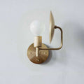 Avtoit | Modern Bare Bulb Metal Wall Lamp 1 Head LED Wall Light Fixture in Gold for the Living Room