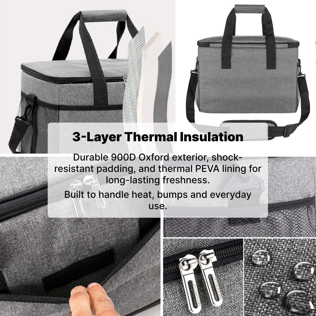 Avtoit | 33L Waterproof Cooler Bag | Insulated, Spacious & Ideal for Picnics, Beach Days, Hiking, and Outdoor Activities