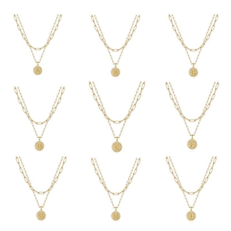 Avtoit | Golden Initial Necklaces for Women