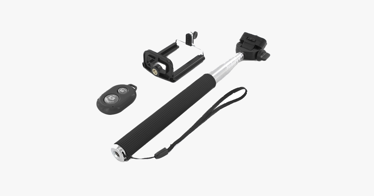 Avtoit | Selfie stick with remote control Bluetooth trigger – Take photos like never before!