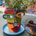 Avtoit | Abstract Face Flower Pot
