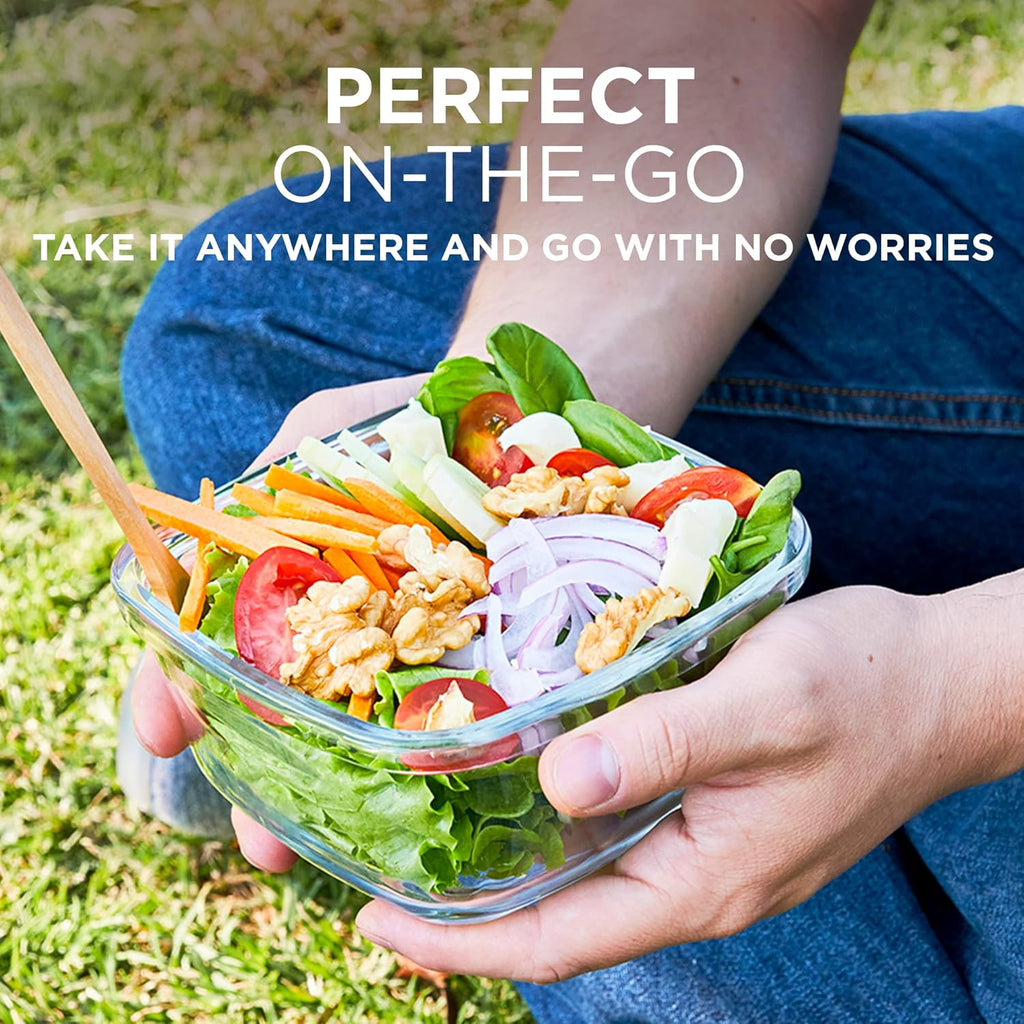 Avtoit | 8-piece set of glass food storage containers with lids