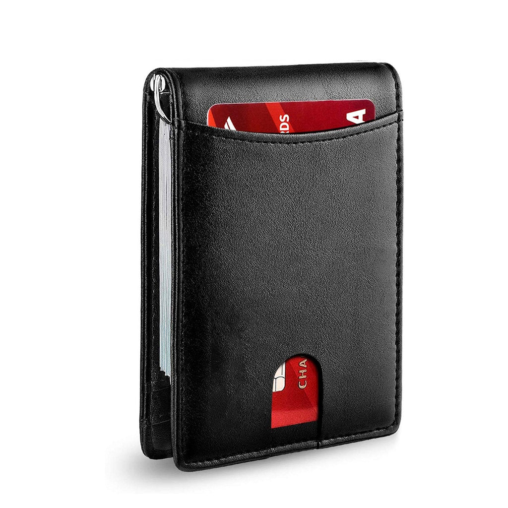 Avtoit | Men’s Slim RFID Wallet | Leather Card Holder | Black