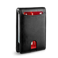 Avtoit | Men’s Slim RFID Wallet | Leather Card Holder | Black