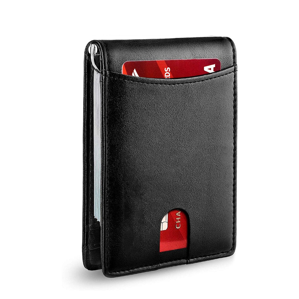 Avtoit | Men’s Slim RFID Wallet | Leather Card Holder | Black
