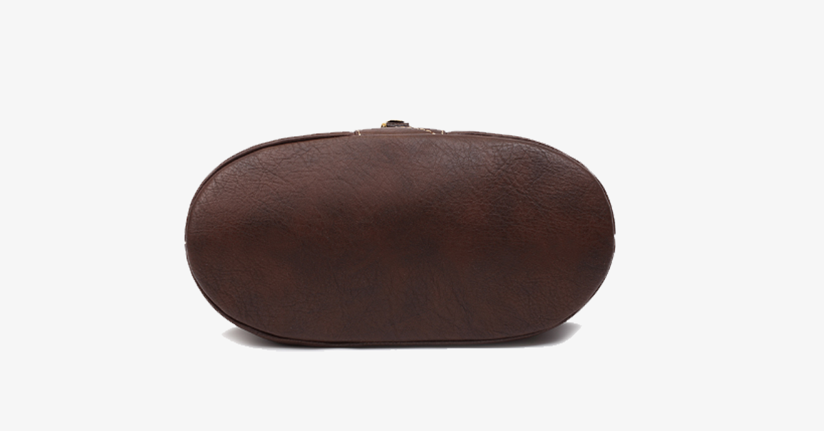 Avtoit | Vintage-style shoulder bags - Genuine brown leather crossbody shoulder bag - Portable handcrafted wallet