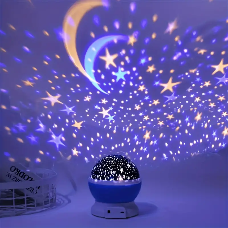 Avtoit | 360° Sky Projector | Modern Nightstand Lamp with LED