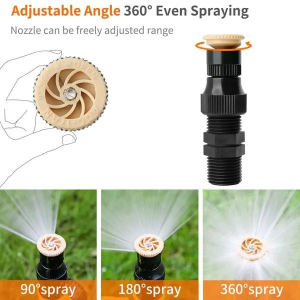 Avtoit | 360° Garden Sprinkler with Ground Spike – Ideal for Permanent Installation in the Garden