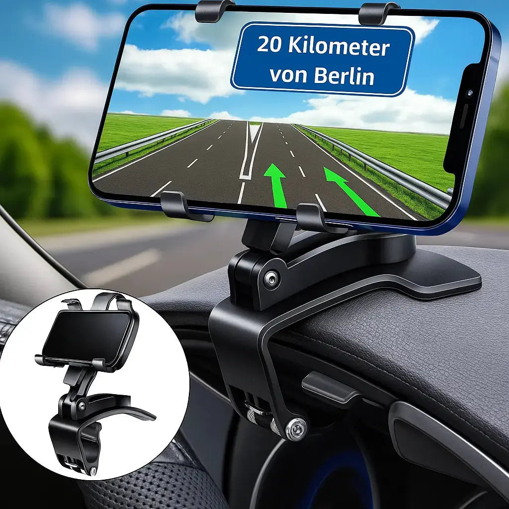 Avtoit | 360° Redatable car phone holder – safely & flexibly mountable