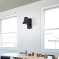 Avtoit | Black/Yellow Barn Wall Light Equipment Adjustable Modernist Metal 1 Light Wall Lamp for Living Room, 4" B