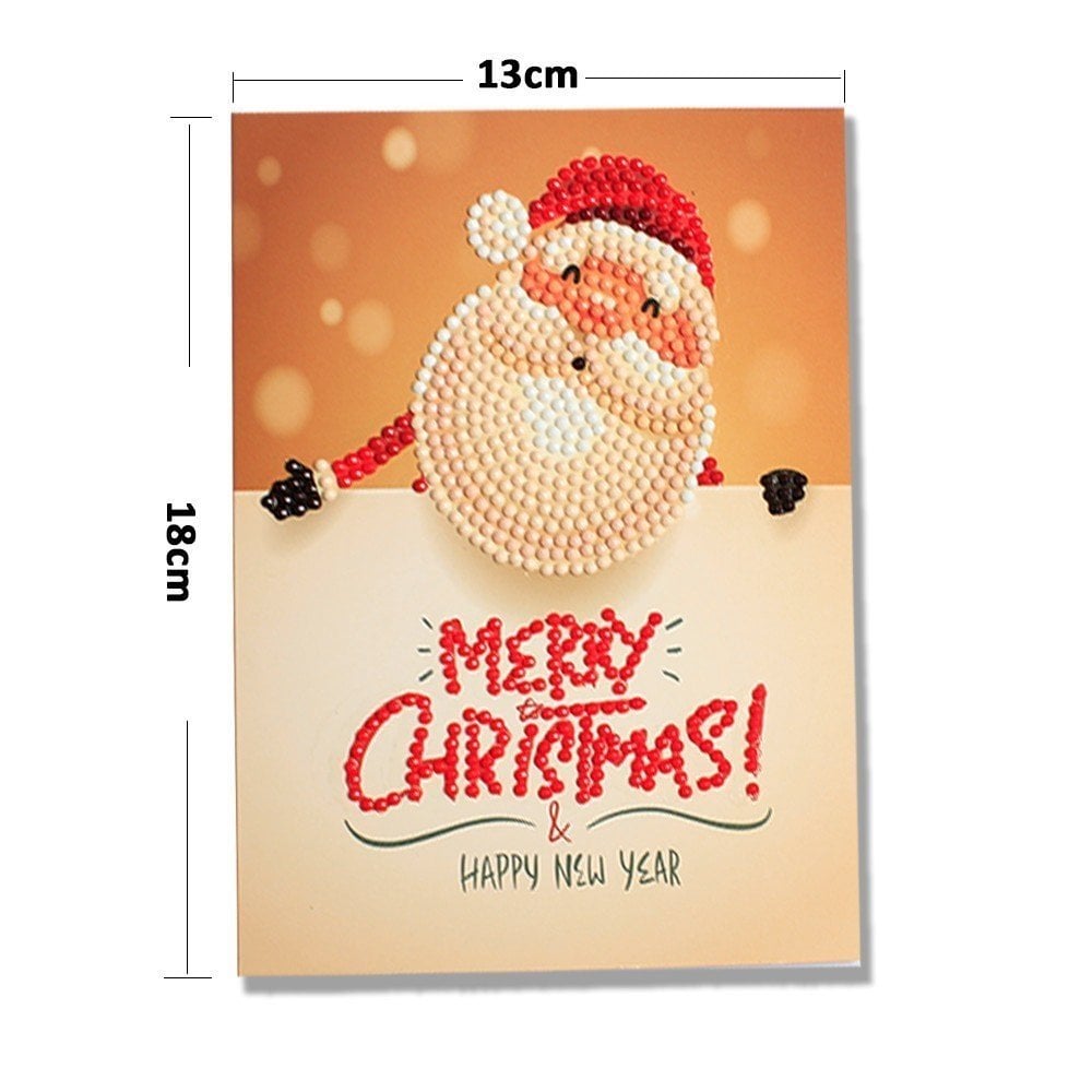 Avtoit | 5D Diamond Painting Christmas Cards New Arrival (8 Pack)