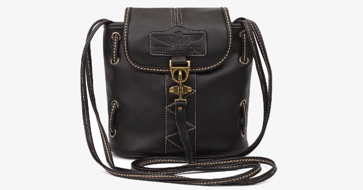 Avtoit | Vintage-style shoulder bags - Genuine brown leather crossbody shoulder bag - Portable handcrafted wallet