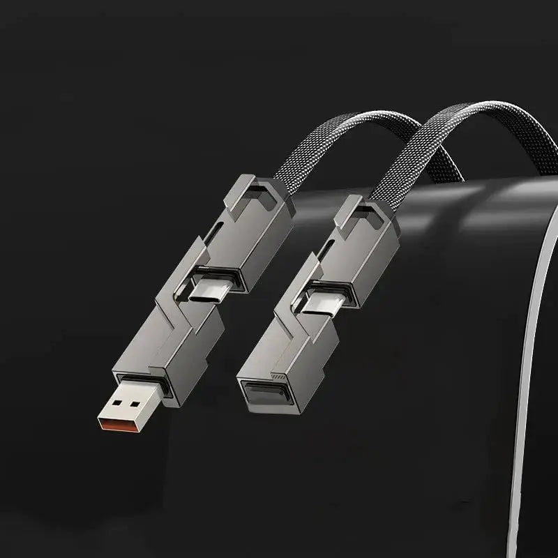 Avtoit | 4-in-1 Multi-device Charging Cable — Fast Charging with Anti-tangle Design