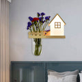 Avtoit | Wood House Wall Lamp Industrial Cream Glass 1-Light Restaurant LED Wall Lights, Left/Right