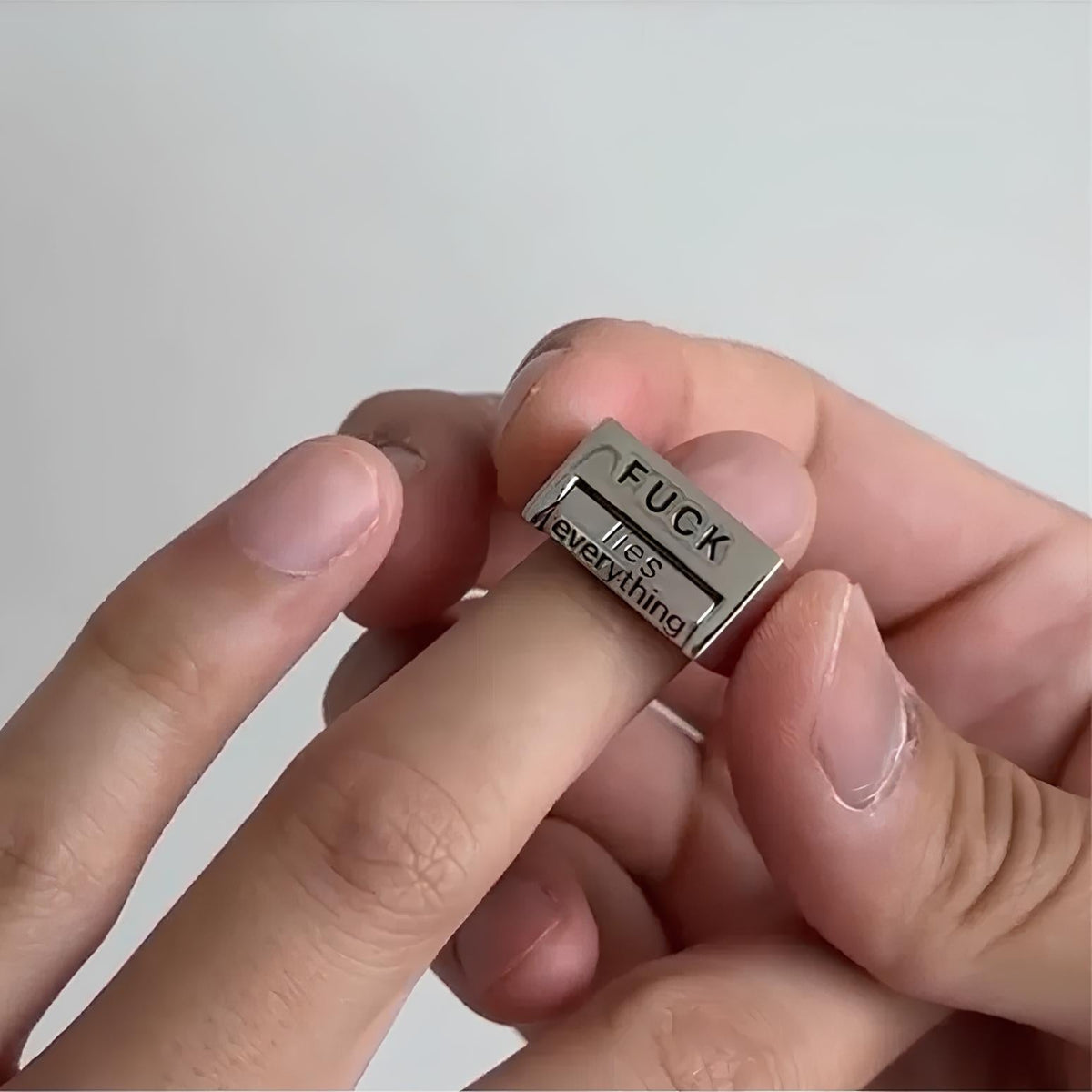Avtoit | Funny Rotatable 'FICK' Ring Rotatable Mood Control Ring