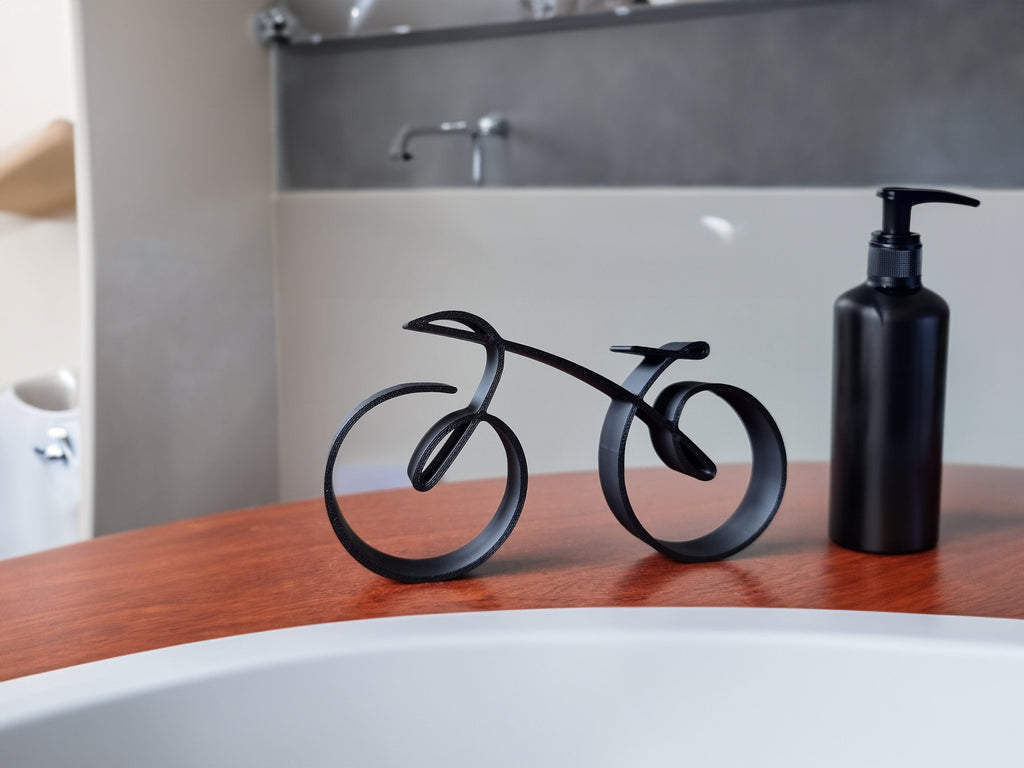 Avtoit | Elegant minimalist bicycle sculpture wireframe style
