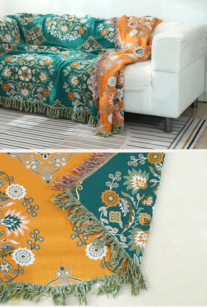 Avtoit | Cotton Queen Bedcover Sofa Blanket
