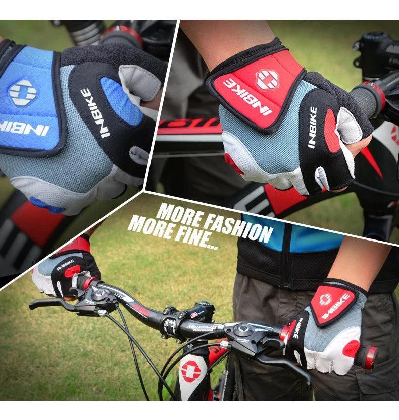 Avtoit | 3D Gel Padded Cycling Gloves – Shock-Absorbing Breathable Bike Gloves for Men & Women