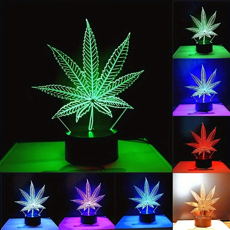 Avtoit | GlowBud - 3D Hemp Leaf Lamp