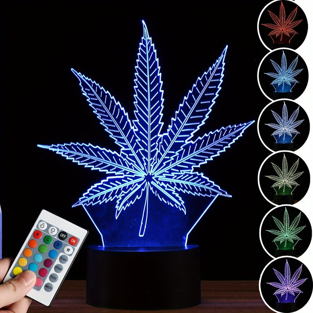 Avtoit | GlowBud - 3D Hemp Leaf Lamp