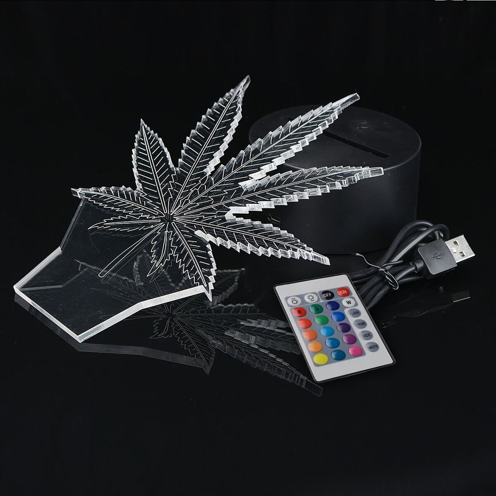 Avtoit | GlowBud - 3D Hemp Leaf Lamp