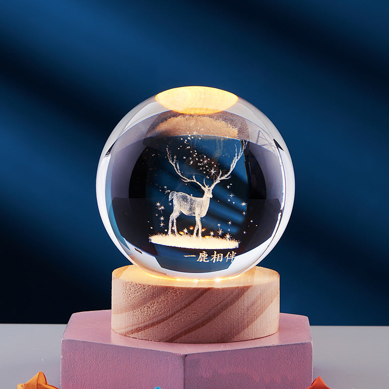 Avtoit | 3D Glow Crystal Lamp | Innovative LED Table Lamp