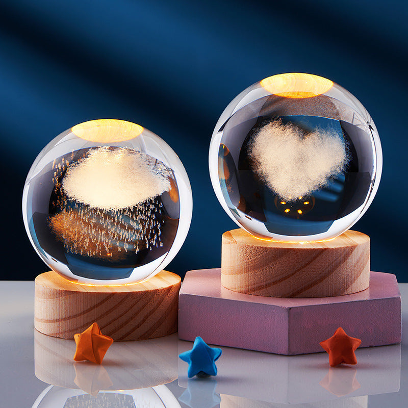 Avtoit | 3D Glow Crystal Lamp | Innovative LED Table Lamp