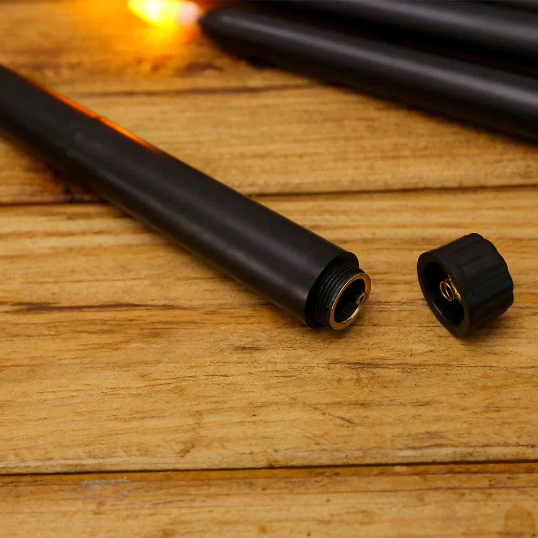 Avtoit | 3 pieces black LED candles with flickering flame