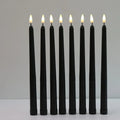 Avtoit | 3 pieces black LED candles with flickering flame