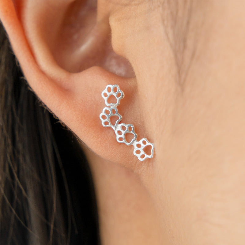 Avtoit | Paw prints on my heart earrings