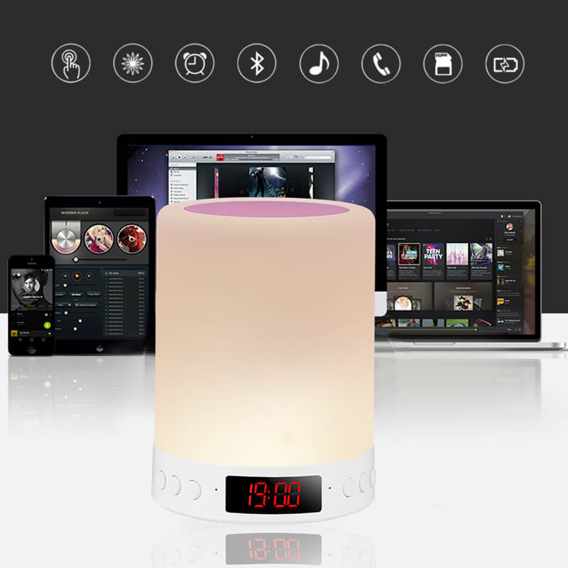 Avtoit | Bluetooth Speaker&Colorful Lighting Table Lamp