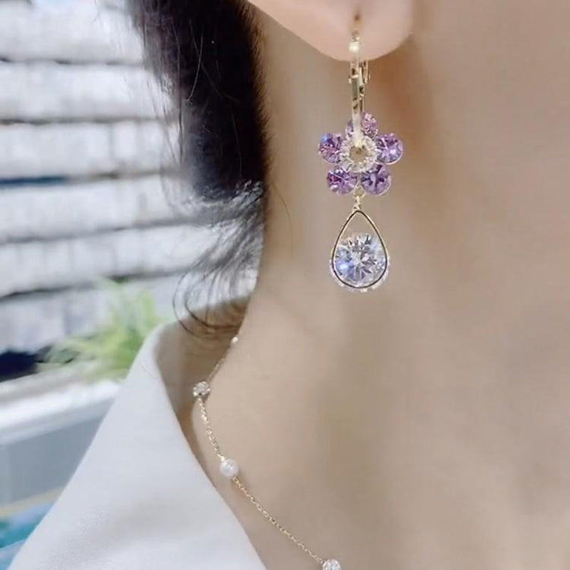 Avtoit | Fashion Flower Crystal Earrings