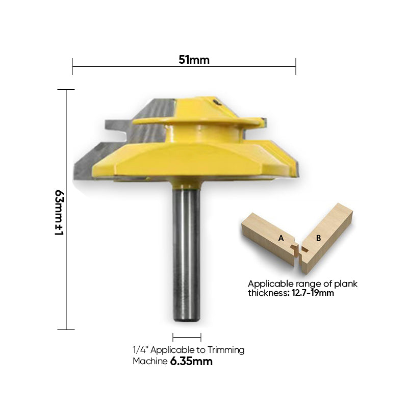 Avtoit | Router Bit 45-Degree Glue Joint Lock Miter